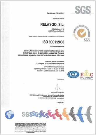 RelayGo ISO-9001